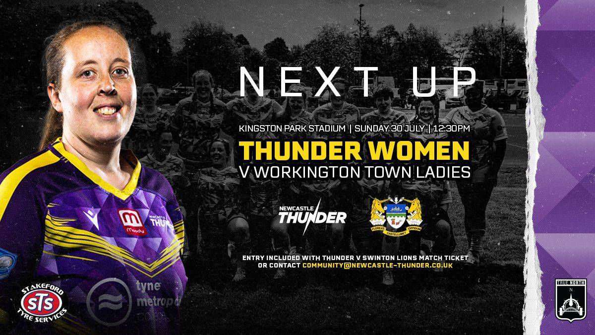 Kingston Park debut for Thunder Women